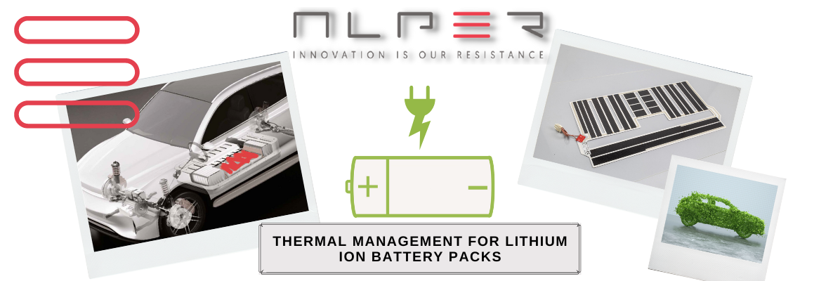 Sistema di gestione termica per pacchi batteria al litio