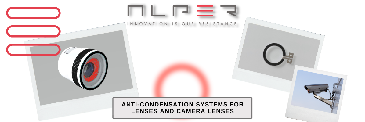 Anti-condensation systems for lenses and cameras lenses